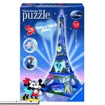 Ravensburger Mickey and Minnie Eiffel Tower 216 Piece 3D Jigsaw Puzzle for Kids and Adults Easy Click Technology Means Pieces Fit Together Perfectly  B00HSC388O